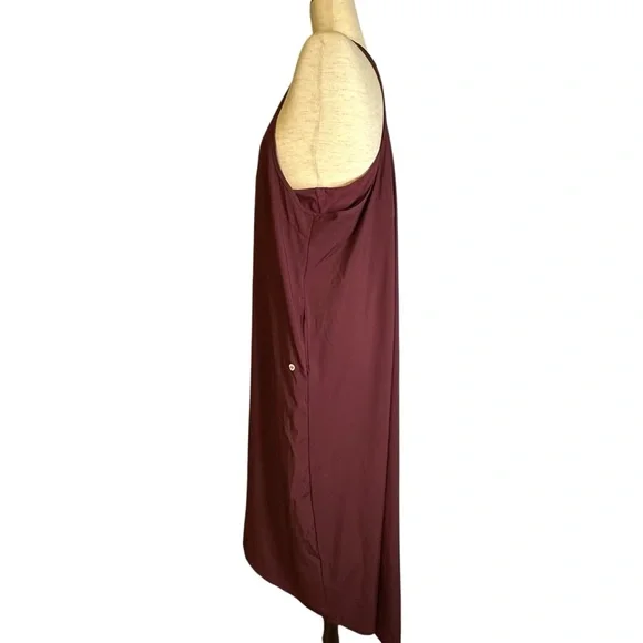 Halara Breezeful RacerPocket High Low Flowy Midi Quick Dry‎ Casual Dress Size XL - Picture 7 of 13